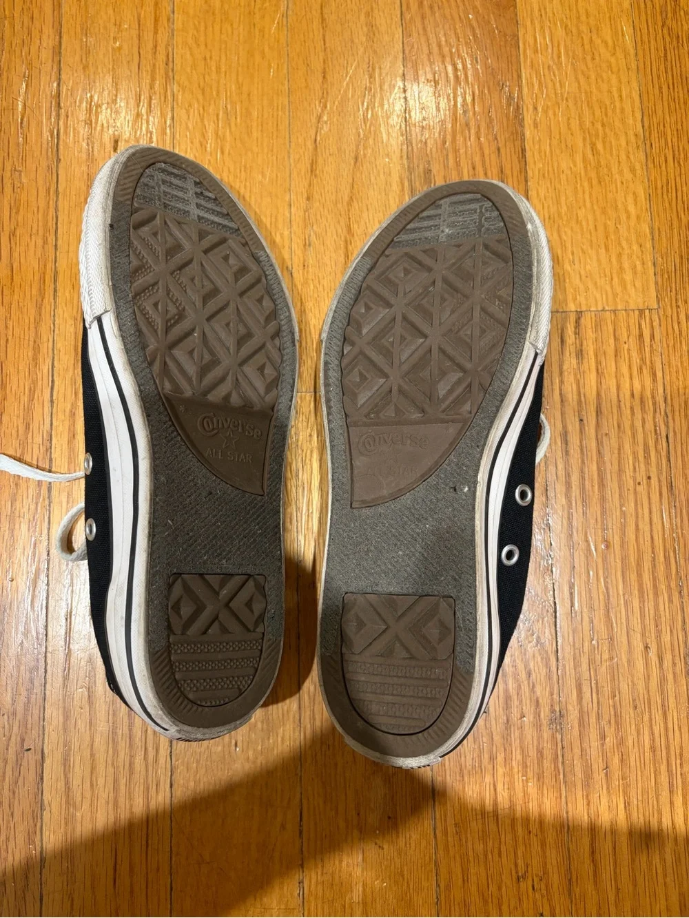 Converse Kids Black and White Low Top Sneakers